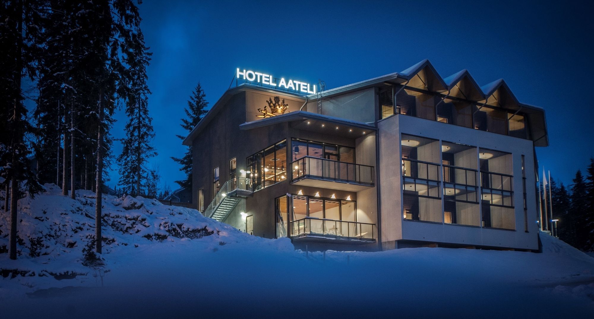 Hotel Aateli Hillside Vuokatti Exteriér fotografie